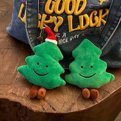Christmas Tree Plush Bag Charms Keychain