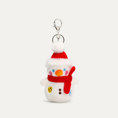 Christmas Tree & Snowman Plush Bag Charms