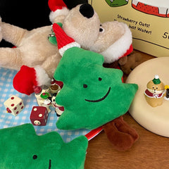 Christmas Tree Plush Bag Charms Keychain