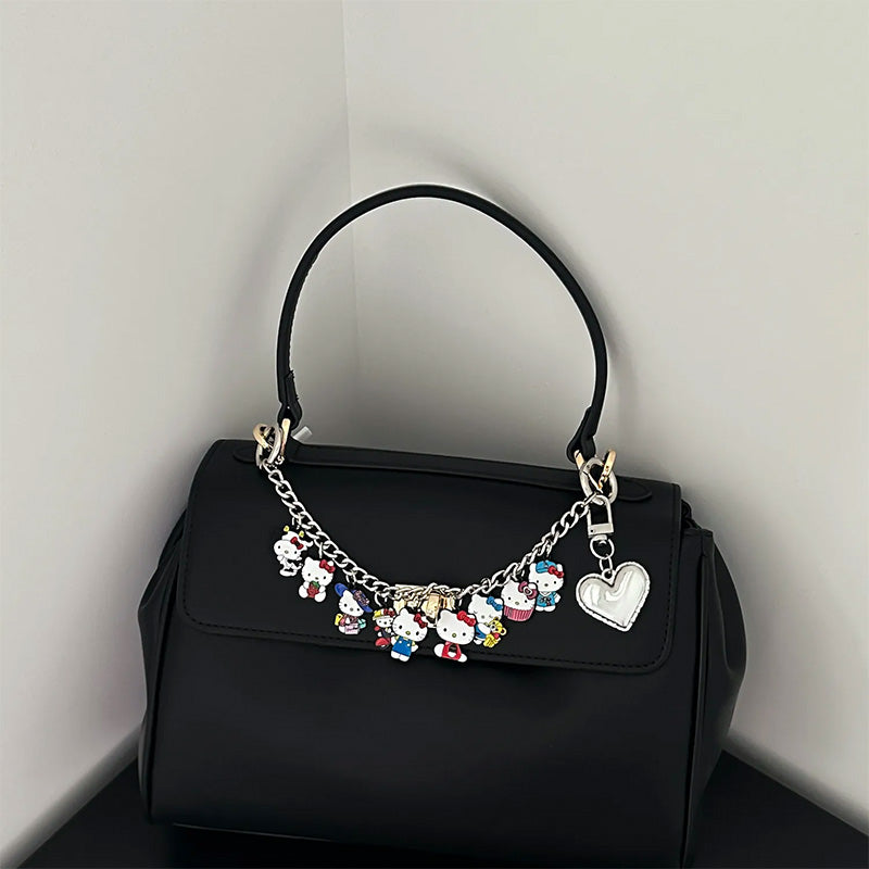hello kitty backpack chain Hello Kitty Bag Chain with Heart Charm – ShiningShiny