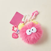 'LOVE YA' Star Plush Decor Trendy Bag Charms Keychains