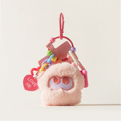 'LOVE YA' Macaron Squid Big Eye Plush Bag Charm Keychain