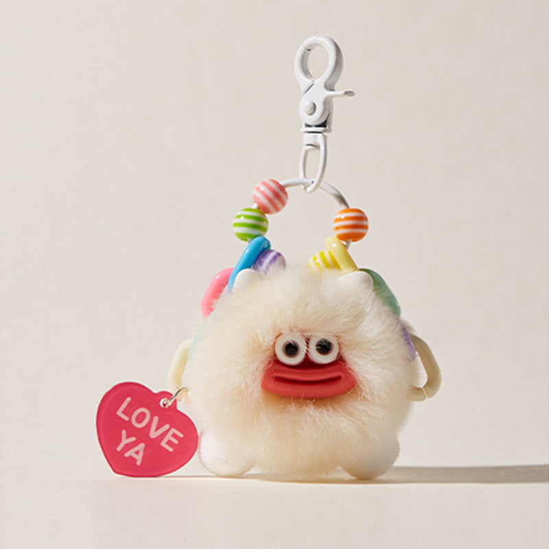 'LOVE YA' Sausage Lips Series Bag Charms Keychain