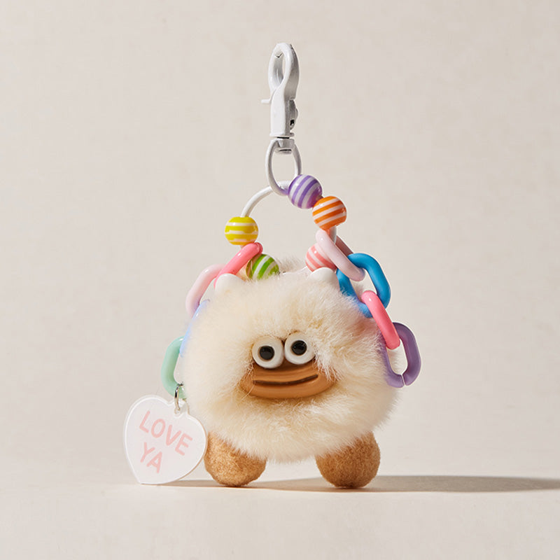 'LOVE YA' Sausage Lips Series Bag Charms Keychain