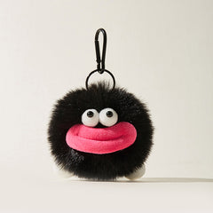 'Sausage Lips' Series Quirky Plush Bag Charm Keychain