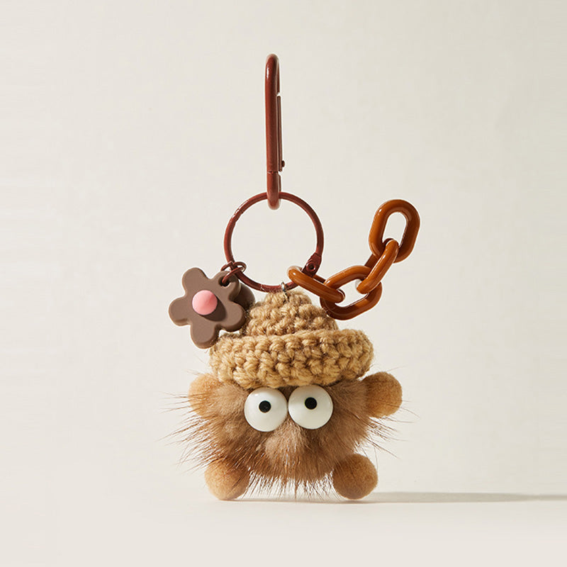 'Briquettes Seires' Flower Decor Bag Charm Keychain