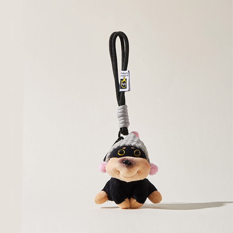 'Bee Puppies' Series Bag Charm Keychain