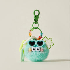 'Shy Briquettes' Cool Sunglasses Small Buckle Bag Charm Keychain