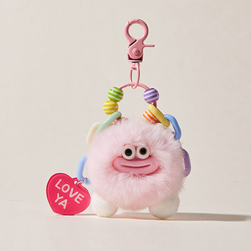 'LOVE YA' Sausage Lips Series Bag Charms Keychain