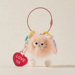 'LOVE YA' Briquette Series Bag Charm Keychian