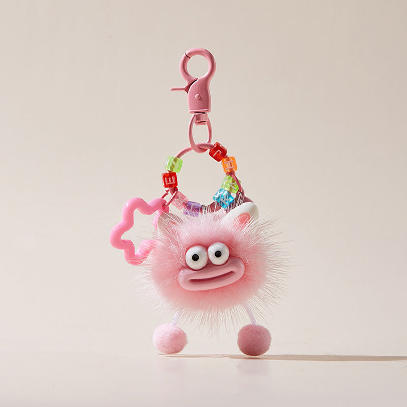 'Sausage Lips' Series Quirky Cute Plush Bag Charm Keychain