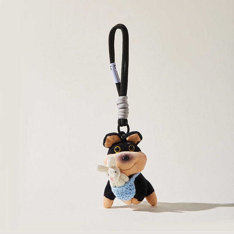 'Bee Puppies' Series Bag Charm Keychain