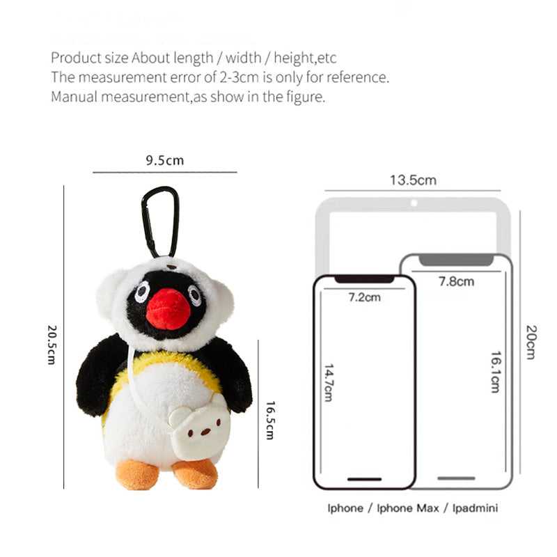 Fluffy Plush Cute Penguin Bag Charm