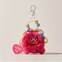 'LOVE YA' Sausage Lips Series Bag Charms Keychain