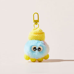 Playful Cute Beanie Plush Bag Charm Keychain