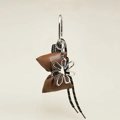 Modern-Puffy-Pouch-&-Abstract-Flower-Bag-Charm-2