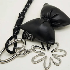 Modern-Puffy-Pouch-&-Abstract-Flower-Bag-Charm-4