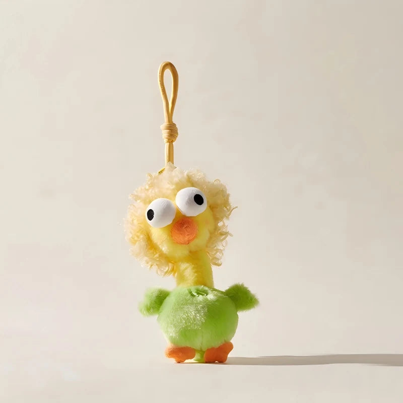 Quirky-Red-Hair-Yellow-Plush-Bag-Charm-3