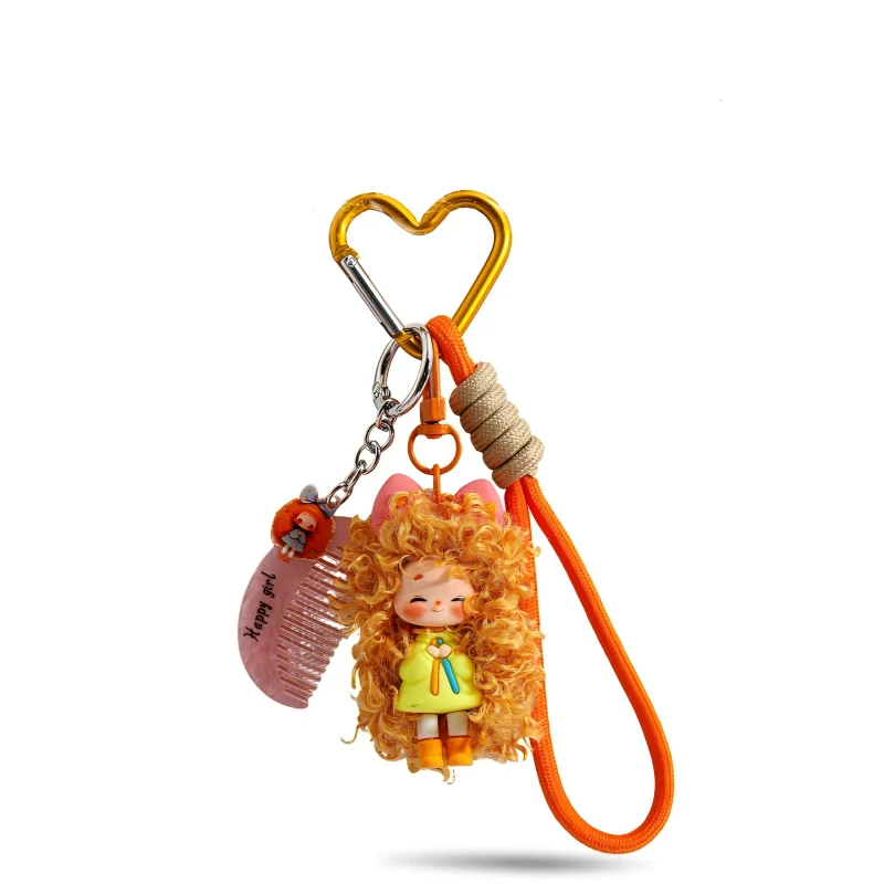 Cute-Curly-Hair-Doll-Bag-Charm-Keychain-4