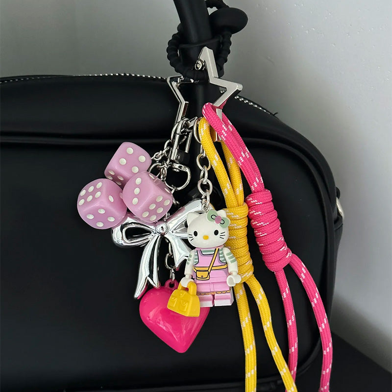 Hello Kitty Bitcoin Colorful Hello Kitty Bag Charms Eye-Catching Bag Accessory – ShiningShiny