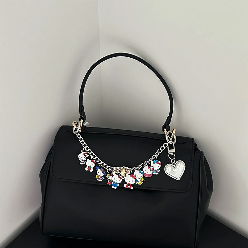 Hello Kitty Bag Chain with Heart Charm