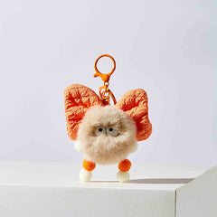 Oversized Bow Decor Plush Bag Charms Keychain