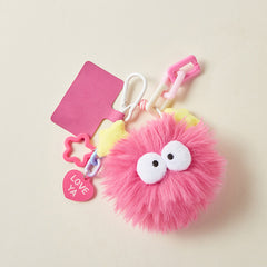 'LOVE YA' Star Plush Decor Trendy Bag Charms Keychains