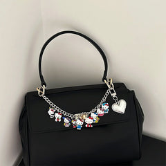 Hello Kitty Bag Chain with Heart Charm