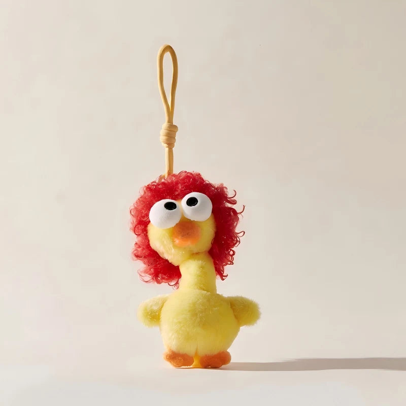 Quirky-Red-Hair-Yellow-Plush-Bag-Charm-1